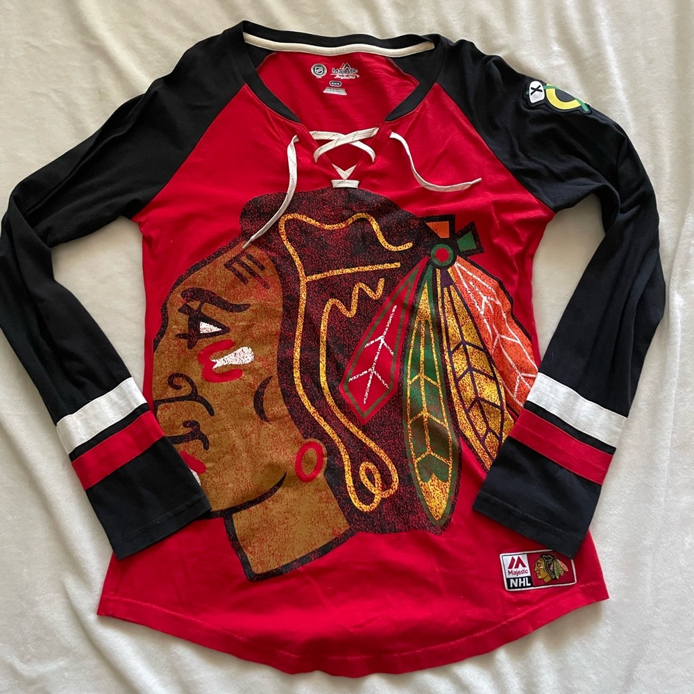 Chicago Blackhawks Laced Tee